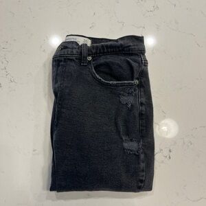 Abercrombie & Fitch Black Straight-Leg Women's Jeans